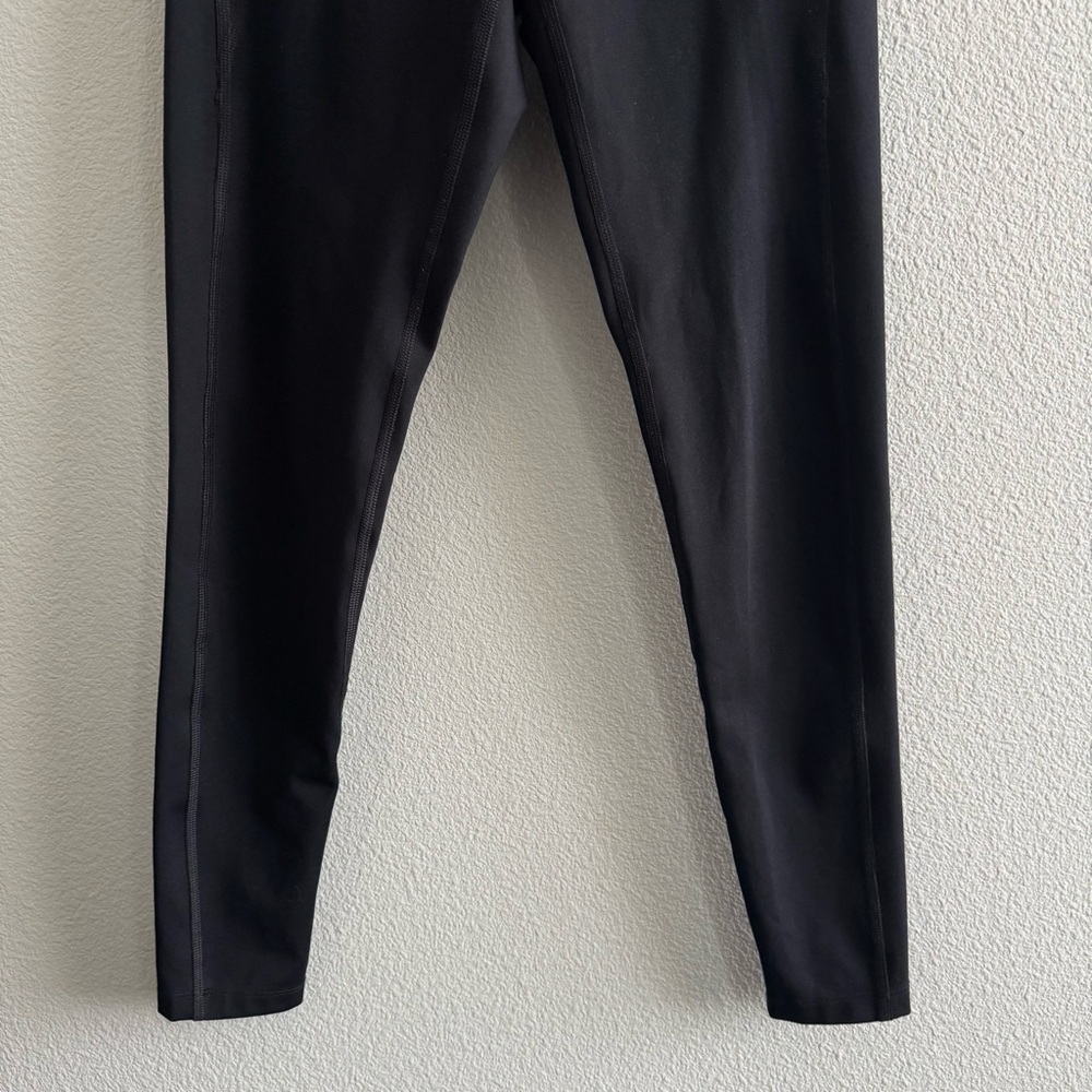 Girlfriend Collective Black Leggings Four Way Stretch Activewear Minimal Gym - Picture 5 of 11